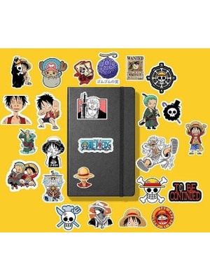 Die Grup One Piece Sticker Paketi/bullet Journal Defter Çıkartma Ajanda Laptop Etiket