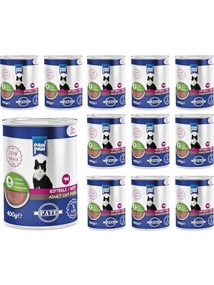 Die Grup Yetişkin Kedi Biftekli Pate 400 gr x 12 Adet