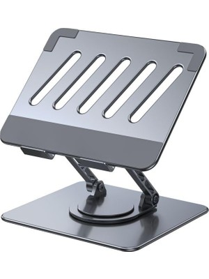 Die Grup 360 Derece Döner Taşınabilir Katlanabilir Folding Alüminyum Notebook Stand Alüminyum Ayarlanabilir Açı ve Katlanabilir Portatif 11 Inç 17 Inç Dizüstü Bilgisayar ve Laptop Stant | Wg3