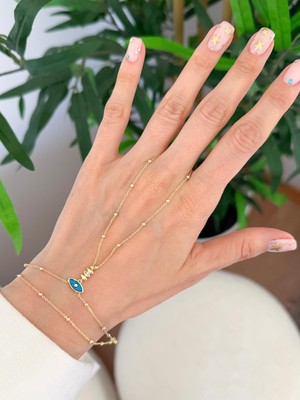 Venüs Design Çelik Nazar Taşlı  Şahmeran