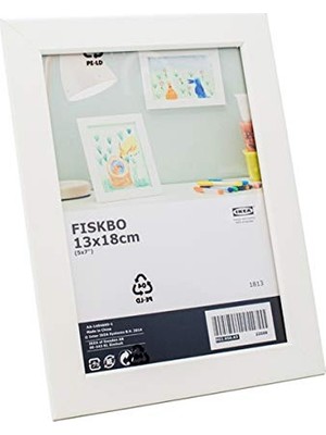 Die Grup Ikea Fıskbo Çerçeve, Beyaz 13X18 cm