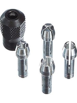 Die Grup Dremel 4485 1 Adet Mandren Dahil Penset Seti, 1 Mandren ve 4 Penset (0,8/1,6/2,4/3,2 Mm)