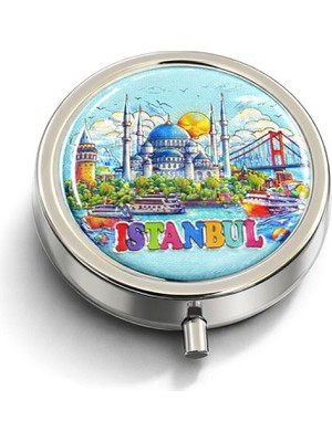 Marsilyan Istanbul Temalı Ilaaç Kutusu