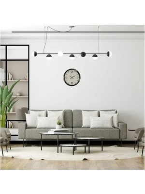 Vivense Krom Elegance Metal Duvar Saati 40 cm