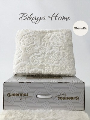 Bikaya Home Elegans Embos Tek Kişilik Battaniye - Orijinal Kutu - 160X220 cm - Yeni Renk ve Desenler
