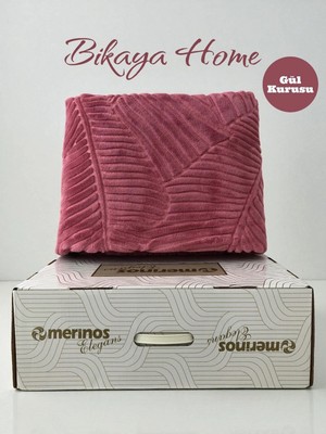 Bikaya Home Elegans Embos Tek Kişilik Battaniye - Orijinal Kutu - 160X220 cm - Yeni Renk ve Desenler