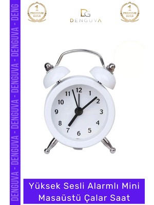 #çalarsaat Premium Sessiz Akar Saniyeli Masaüstü Ofis Komodin Modern Analog Dekoratif Çalar Saat