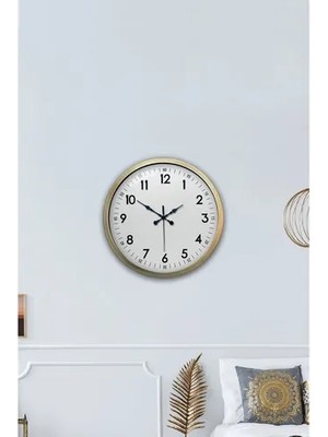 Vivense Eskitme Metal Standart Duvar Saati 40 cm