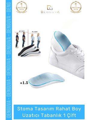 #uzatıcıtabanlık Eva Bellek Köpük Ayakkabı Içi Konforlu Rahat Yumuşak Boy Uzatıcı Tabanlık 1,5 cm 2 Adet