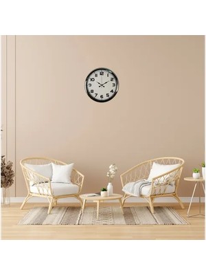 Vivense Krom Prime Metal Duvar Saati 40 cm