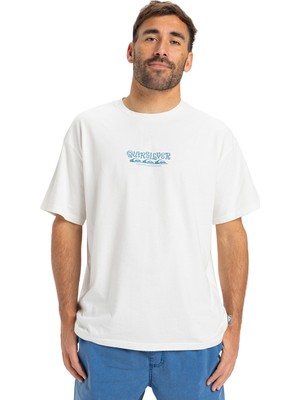 Quiksilver Hw Tree Connection Erkek Beyaz Günlük Stil T-Shirt EQYZT08034-WBK0