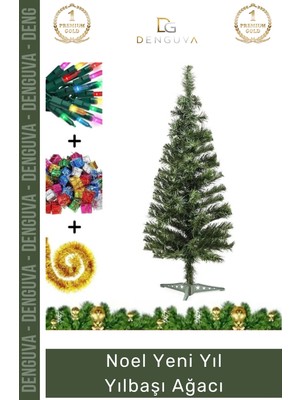 #noelpaketi Lüks Yılbaşı Çam Ağacı Sık Dallı Kaliteli Ev Ofis Dekorasyon Noel Paketi 110 cm 110 Dal