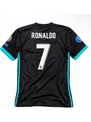 Mmt Spor R.e.a.l M.a.d.r.i.d 2016/17 Sezonu Cristiano Ronaldo 7 Numara Forması Siyah