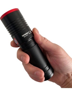 Marsilyan WS-4412 XHP70 LED 1800 Lümen Şarjlı El Feneri