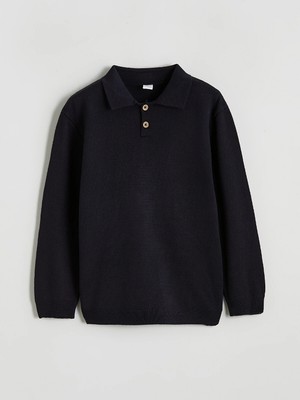 Lc Waikiki Yeni Sezon Polo Yaka Uzun Kollu Erkek Çocuk Kazak