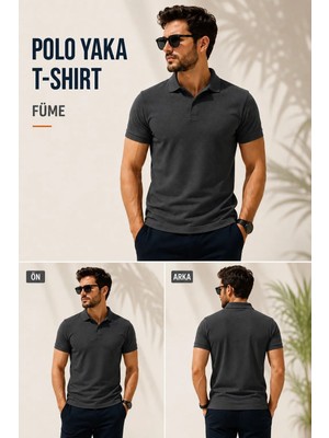 Atex Polo Yaka Cepli Erkek T-Shirt