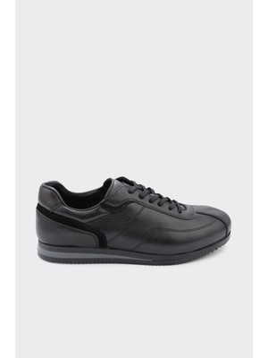 Derinet Hakiki Deri Bağcıklı Erkek Sneaker