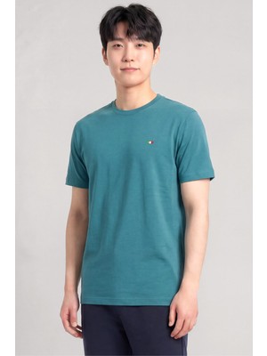 Piero Perla Nakış Detaylı Regular Fit Erkek Bisiklet Yaka T-Shirt