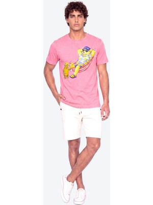 Piero Perla Perla Sport Detaylı Regular Fit Erkek Şort Bermuda