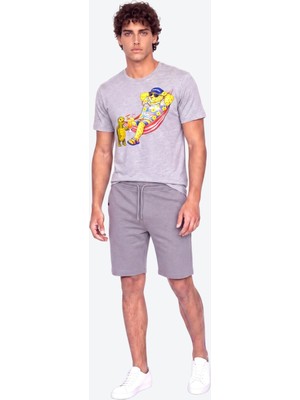 Piero Perla Perla Sport Detaylı Regular Fit Erkek Şort Bermuda