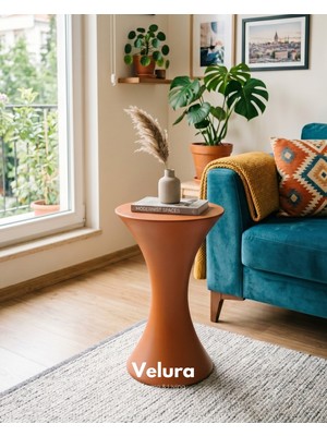 Velura Home & Living Dante Yan Sehpa - Turuncu