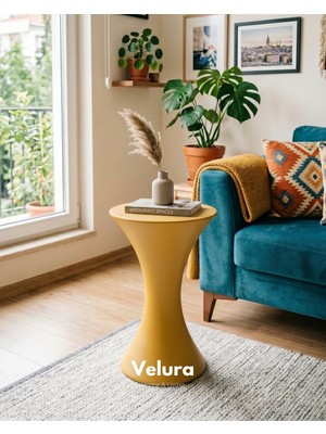 Velura Home & Living Dante Yan Sehpa - Sarı