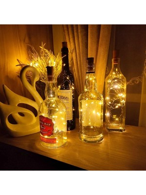 S'82 Mantar Tıpa Şeklinde Peri LED 50 Adet