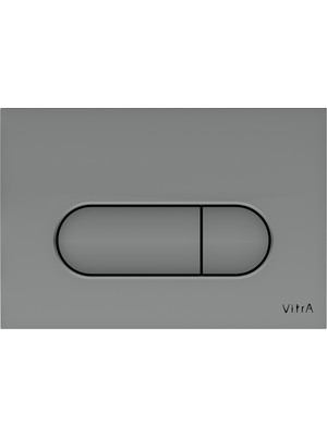 Vitra Root R 740-2286 Gömme Rezervuar Kumanda Paneli, Mat Gri, Anti-Parmak Izi