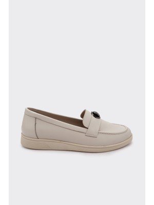 Derinet Hakiki Deri Kadın Loafer