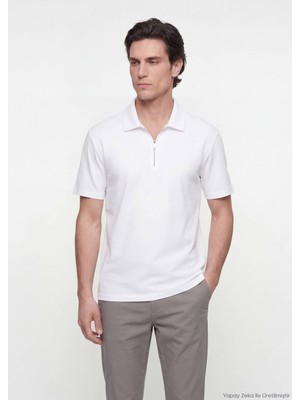Ramsey Beyaz Düz T-Shirt