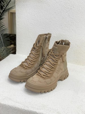 Guja 24K310-22 ÖRME TRİKO BOĞAZLI SNEAKER SPOR AYAKKABI KADIN