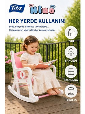Titiz Mino Çocuk Sallanan Sandalye Dinlenme ve Oyun Sandalyesi
