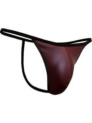 Doreanse Erkek Polyester Çok Renkli Tanga String 1326 - Mat Bordo