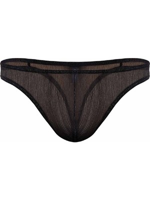 Doreanse Erkek %100 Polyamid Transparan Tanga String 1320 - Kırmızı