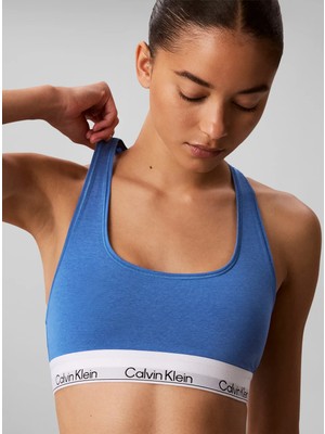 Calvin Klein Kadın / Kız Mavi Calvin Klein Unlıned Bralette, C2L Mavi Kadın Bralet
