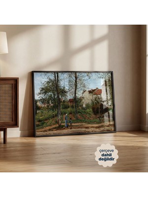 Persona Istanbul Camille Pissarro "louveciennes Manzarası" - Sanat Posteri (Çerçevesiz)