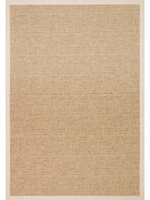 Eko Halı Ventura Vnt 2707 Multy Bordür Beige Sisal Görünümlü Iç ve Dış Mekan Uyumlu Hav Vermeyen Modern Dokuma Halı