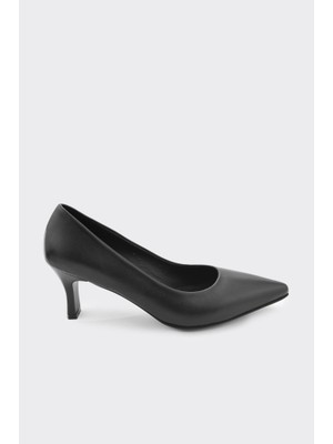 Derinet Hakiki Deri Topuklu Kadın Stiletto