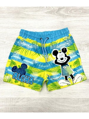 Neat Kids Erkek Çocuk Mickey Mouse Deniz Şortu Mayo