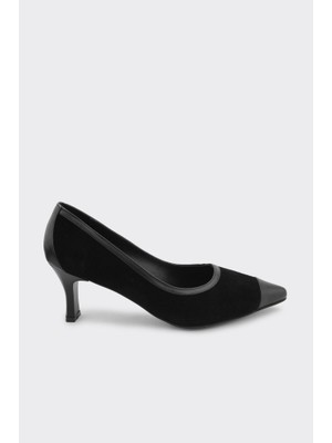 Derinet Hakiki Deri Topuklu Kadın Stiletto