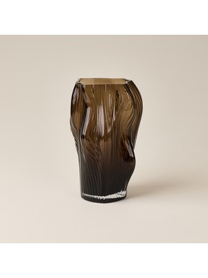 Evidea Deco Elegant Vazo - Amber - 23X14 cm