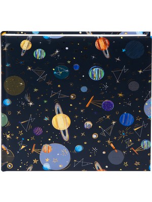 Goldbuch Universe Yapıştırmalı Fotoğraf ve Anı Albümü 25X25 cm 60 Beyaz Sayfa 120 Fotoğraf Altın Yaldızlı