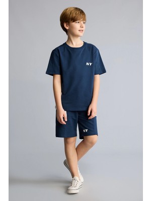 DeFacto Sweatshirt Kumaşı 2'li Takım Erkek Çocuk H0251A826SM