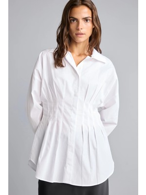 DeFacto %100 Pamuk Fitted Poplin Gömlek G8610AX26AU
