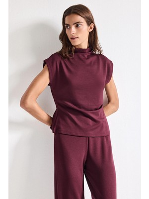 DeFacto Slim Fit Yarım Balıkçı Yaka Kısa Kollu Tişört F7760AX26AU