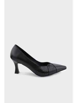 Derinet Hakiki Deri Kadın Stiletto