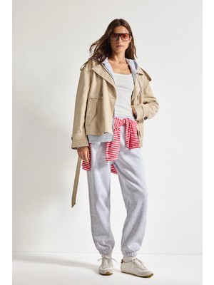 DeFacto Jogger Fit Elastik Bağlamalı Bel Basic Pamuklu Eşofman Altı F9622AX26WN