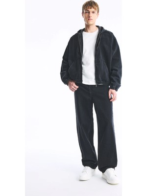 DeFacto %100 Pamuk Süper Baggy Fit Pantolon H1697AX26SP