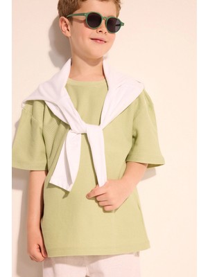 DeFacto %100 Pamuk Oversize Tişört Erkek Çocuk H3039A826SM