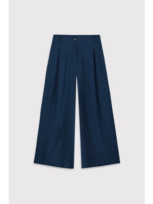 Babokah Geniş Paça Crop Pantolon